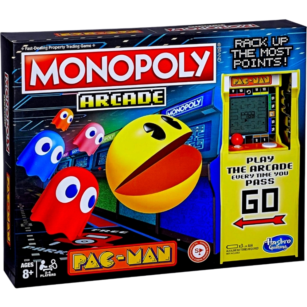Monopoly Arcade Pac-Man Game; Monopoly Board Game for Kids